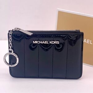 Michael Kors Jet Set Small Patent Coin Pouch small Wallet